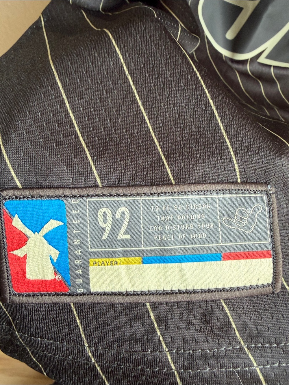 Dutch Bros Pinstripe Basketball Jersey - Picture 2 of 4